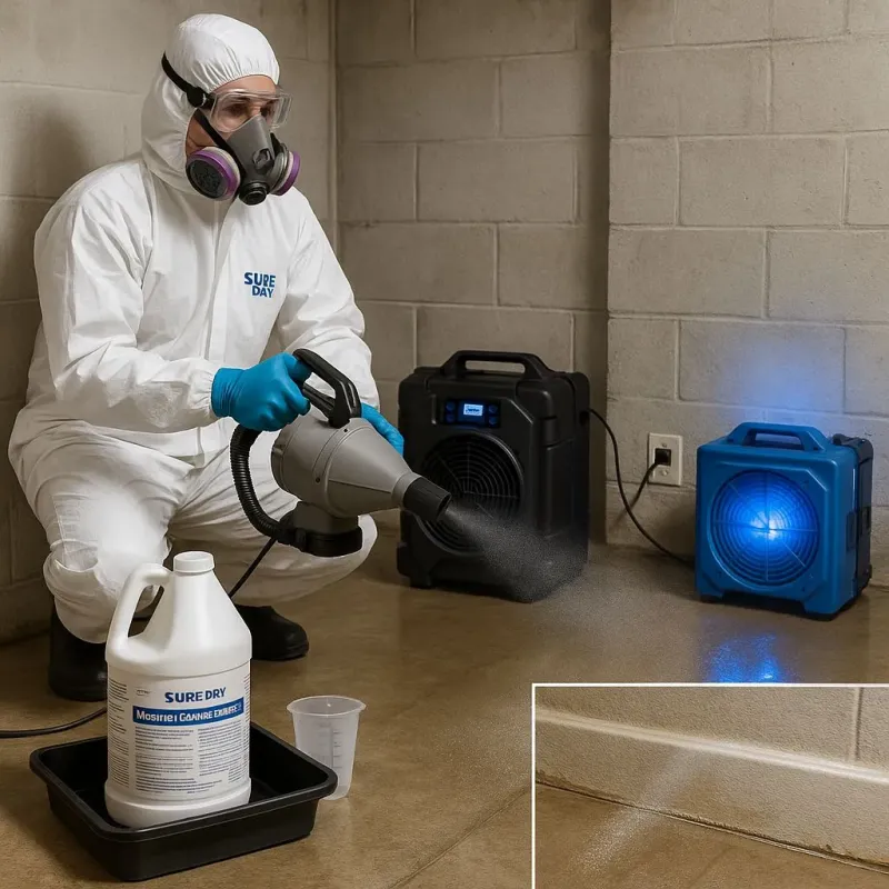 Sanitization and Odor Removal process in Gautier, MS
