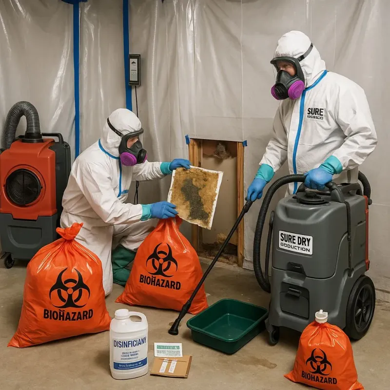 Contaminated Water Handling Protocols process in Gautier, MS